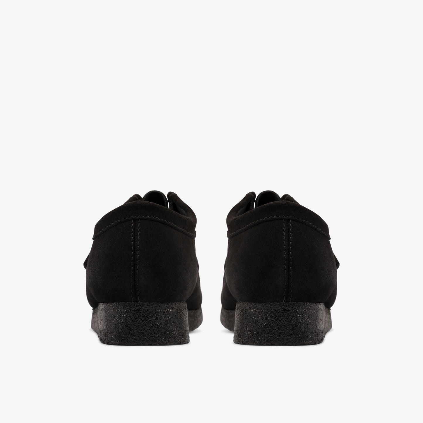 Clarks Womens Wallabee Black Suede 26155522