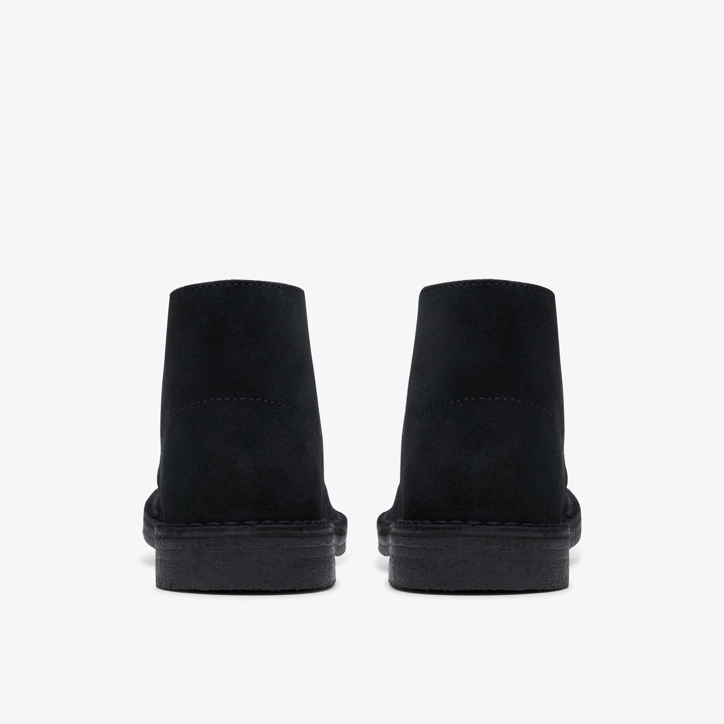 Clarks Womens Desert Boot Black Suede 26155524