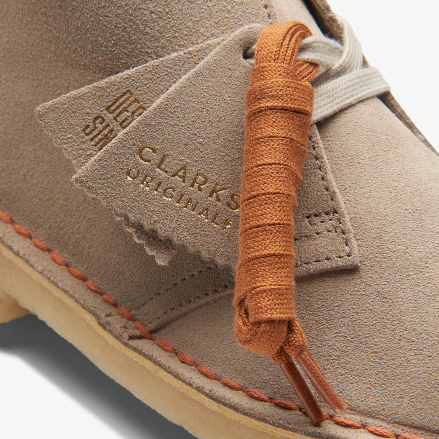 Clarks Womens Desert Boot Sand Suede 26155525