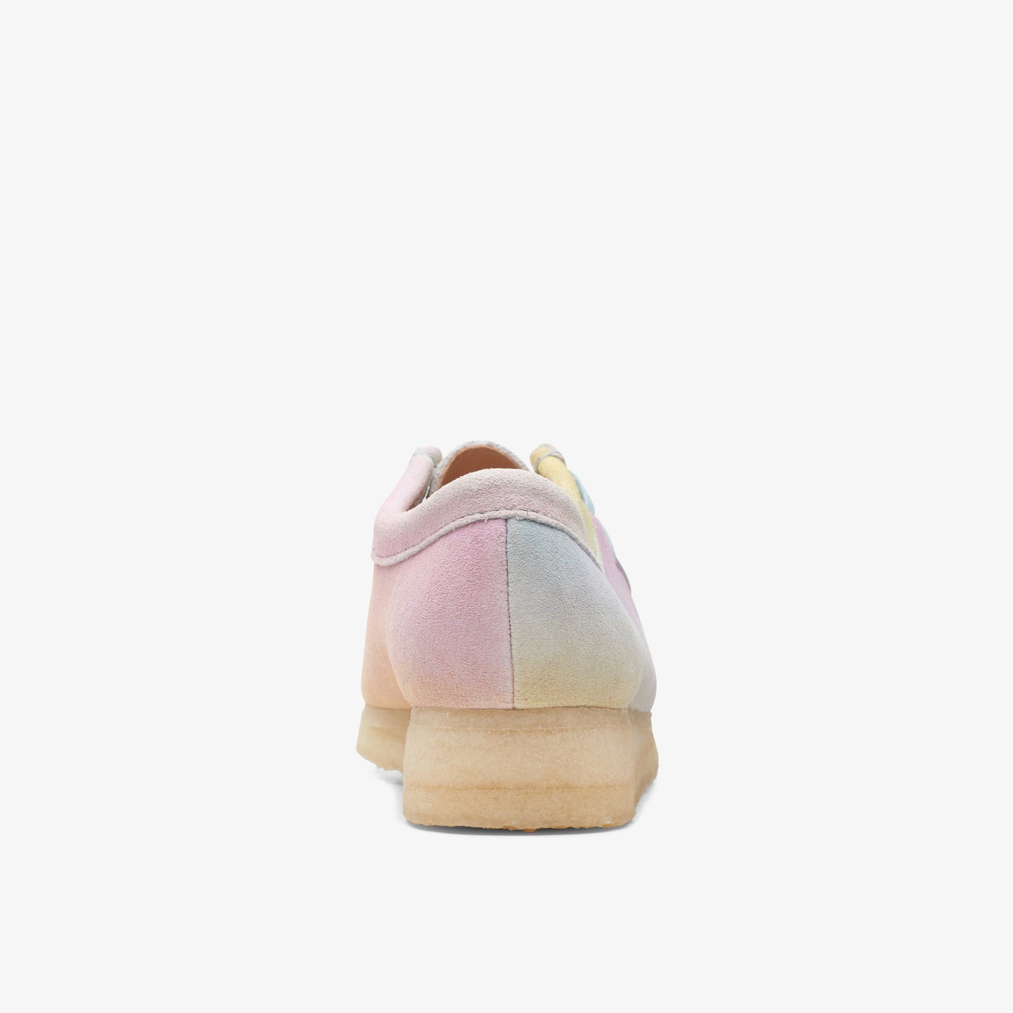 Clarks Womens Wallabee White Blue Multicolour 26165563