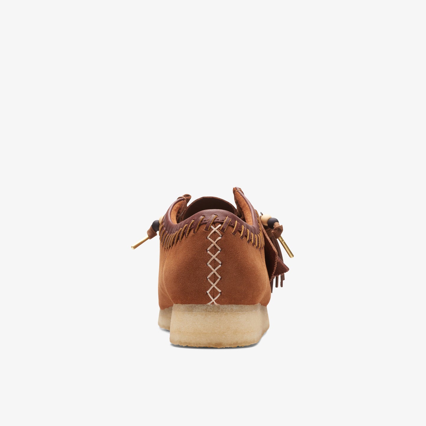 Clarks Mens Wallabee Dark Tan Combi 26165806