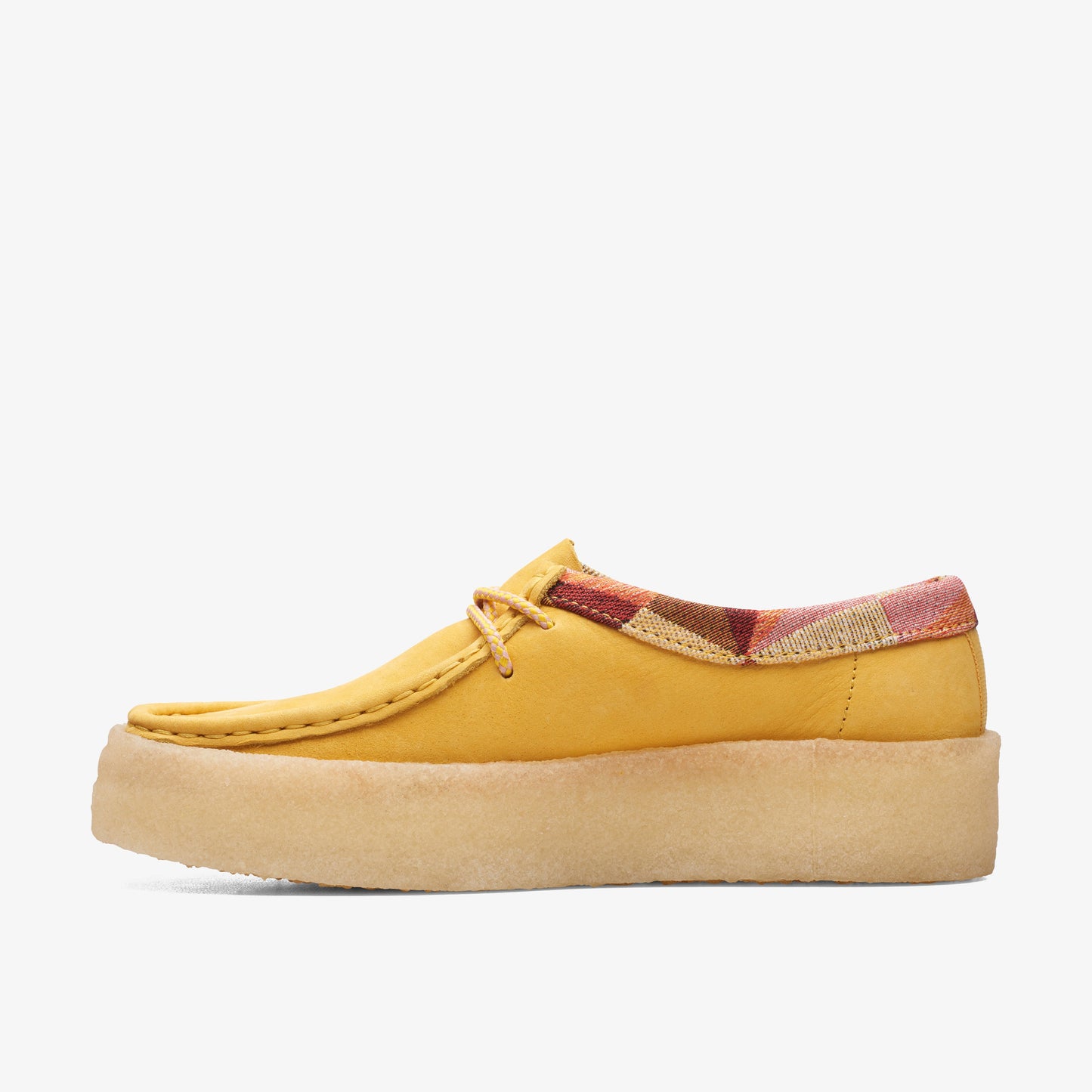 Clarks Womens Wallabee Cup Yellow Nubuck 26165817