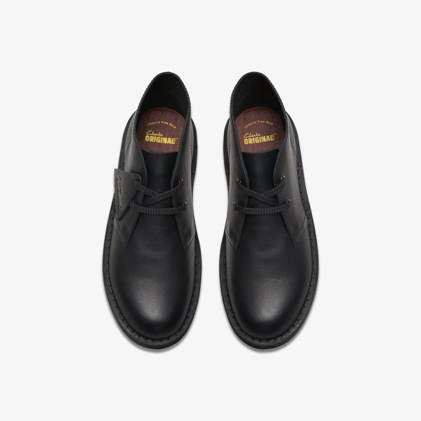 Clarks Kids - Desert Boot Older Black Leather 26168040