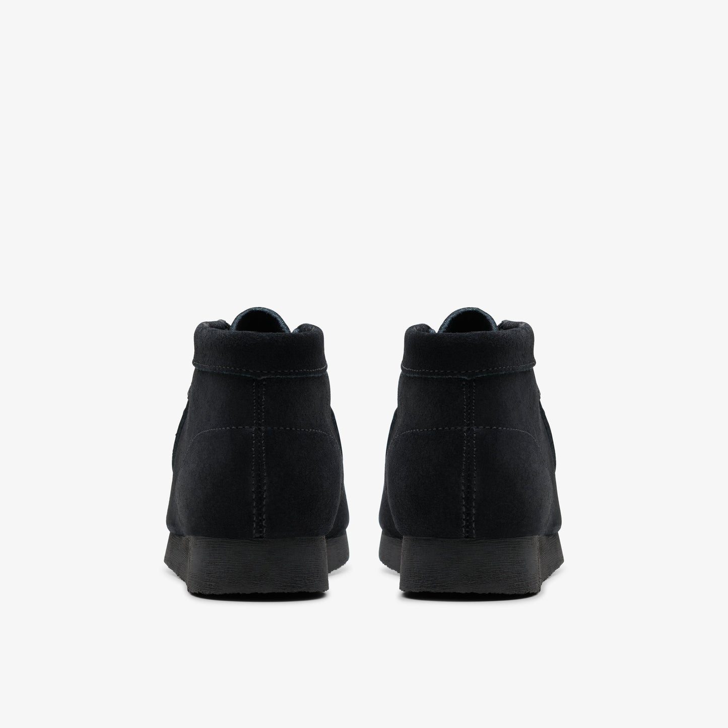 Clarks Kids - Wallabee Boot Older Black Suede 26168044