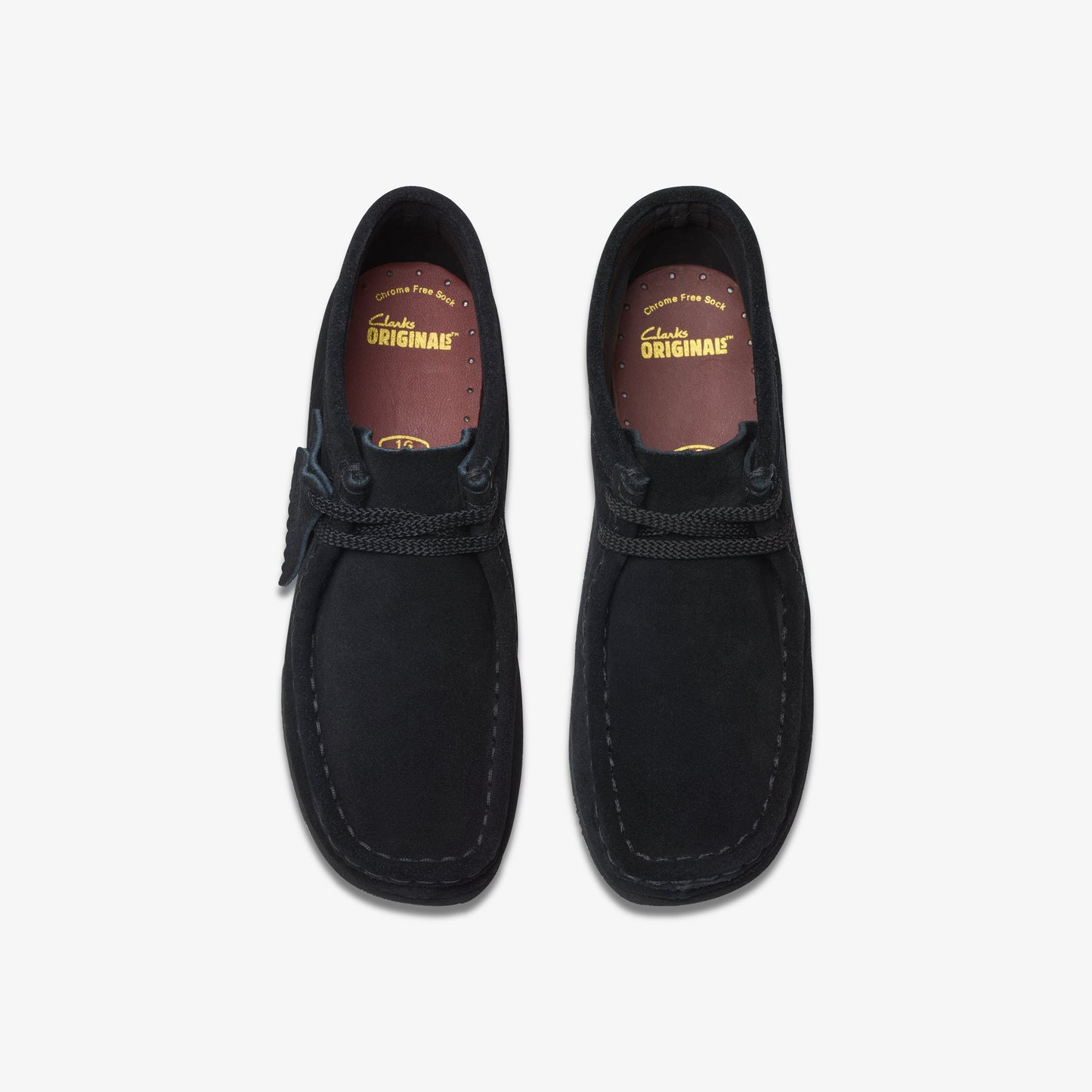 Clarks Kids - Wallabee Boot Older Black Suede 26168044