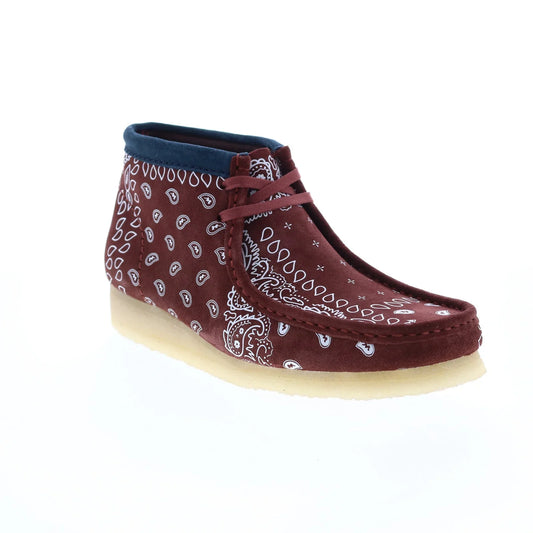 Clarks Mens Wallabee Boot Brick Paisley 26168826