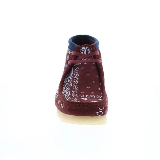 Clarks Mens Wallabee Boot Brick Paisley 26168826