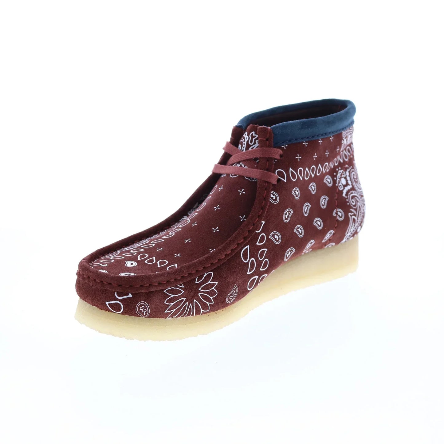 Clarks Mens Wallabee Boot Brick Paisley 26168826
