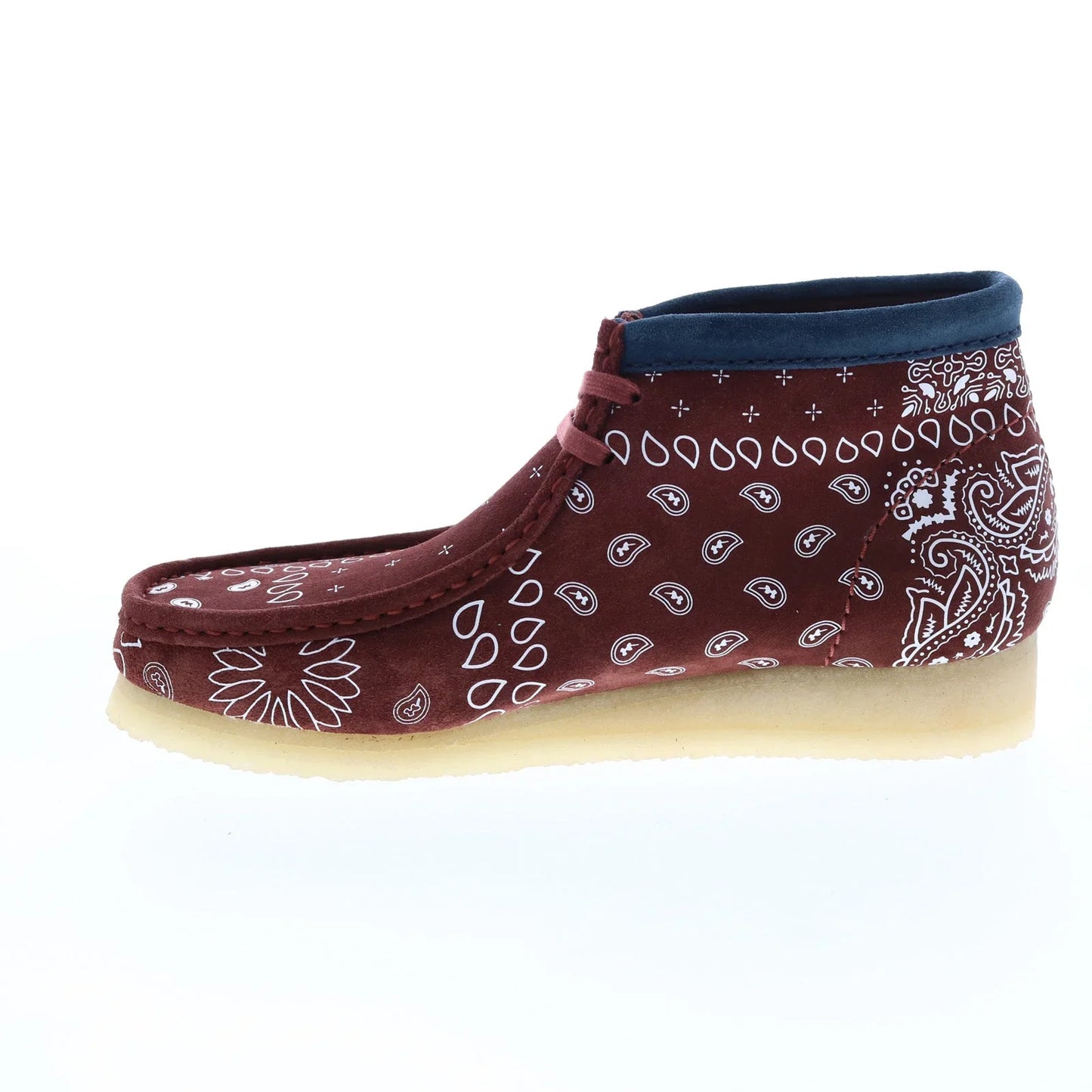 Clarks Mens Wallabee Boot Brick Paisley 26168826
