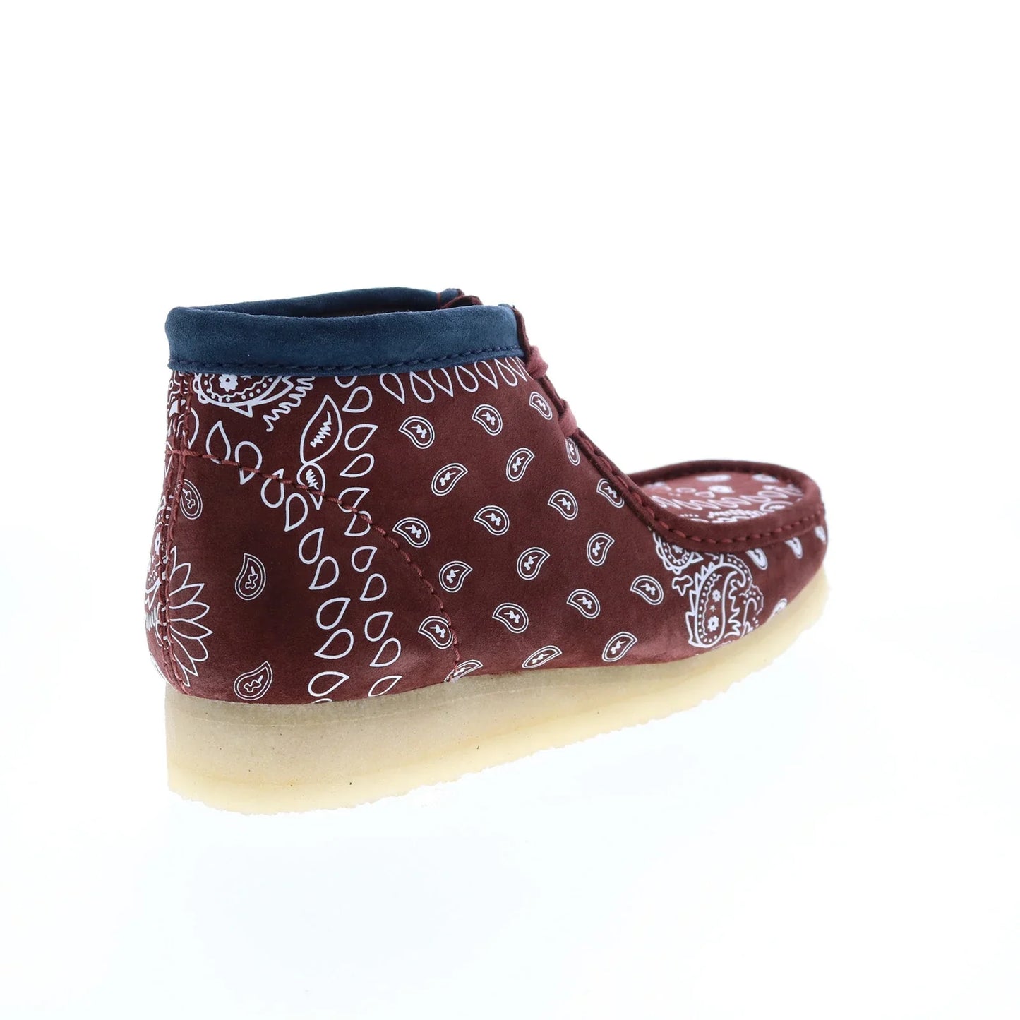 Clarks Mens Wallabee Boot Brick Paisley 26168826
