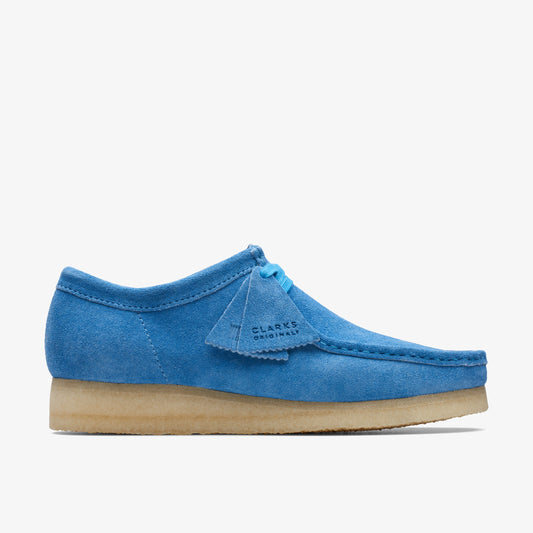 Clarks Mens Wallabee Bright Blue 26170534