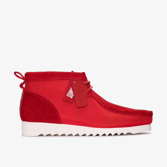 Clarks Mens Wallabee Boot FTRE Red 26173081