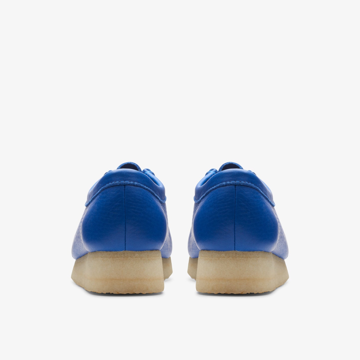 Clarks Womens Wallabee Bright Blue Leather 26174009