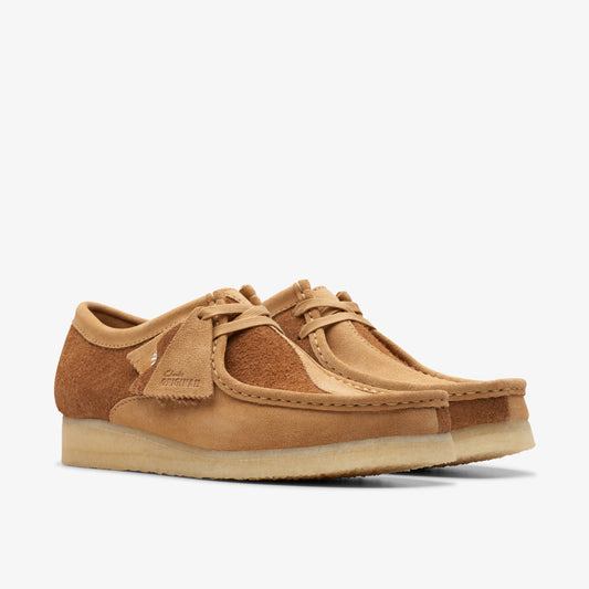 Clarks Mens Wallabee Tan Combination 26175917