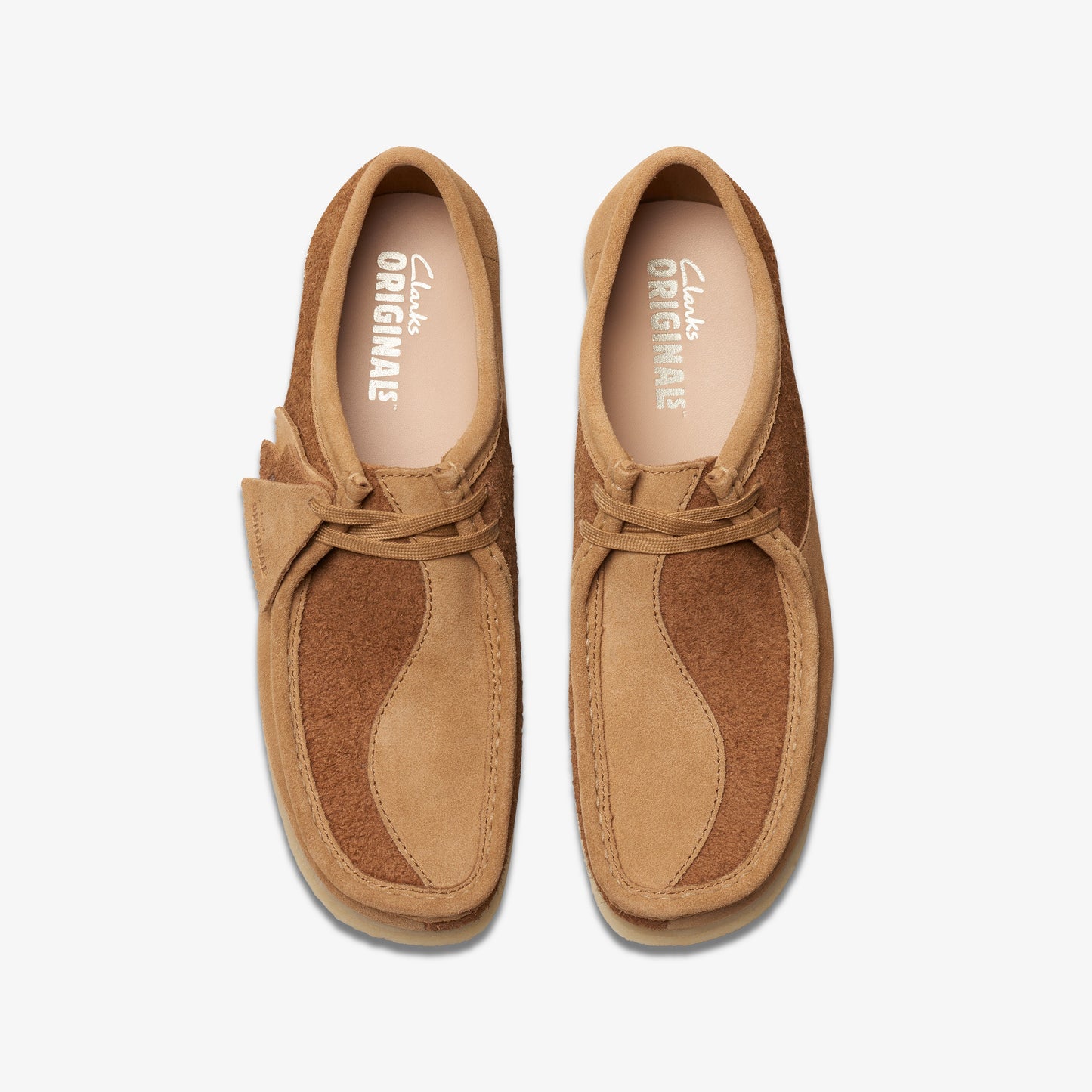 Clarks Mens Wallabee Tan Combination 26175917