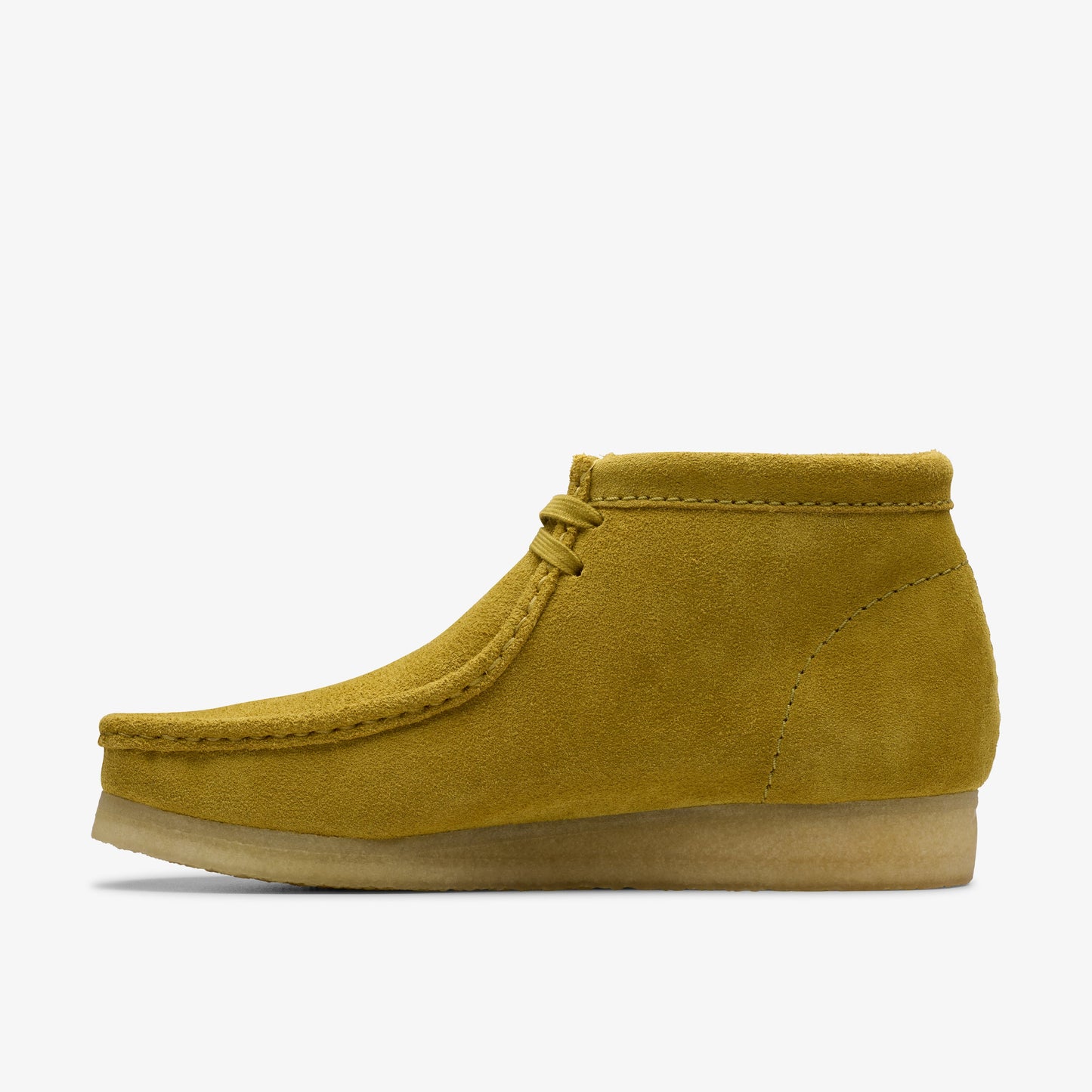 Clarks Mens Wallabee Boot Olive Suede 26176538