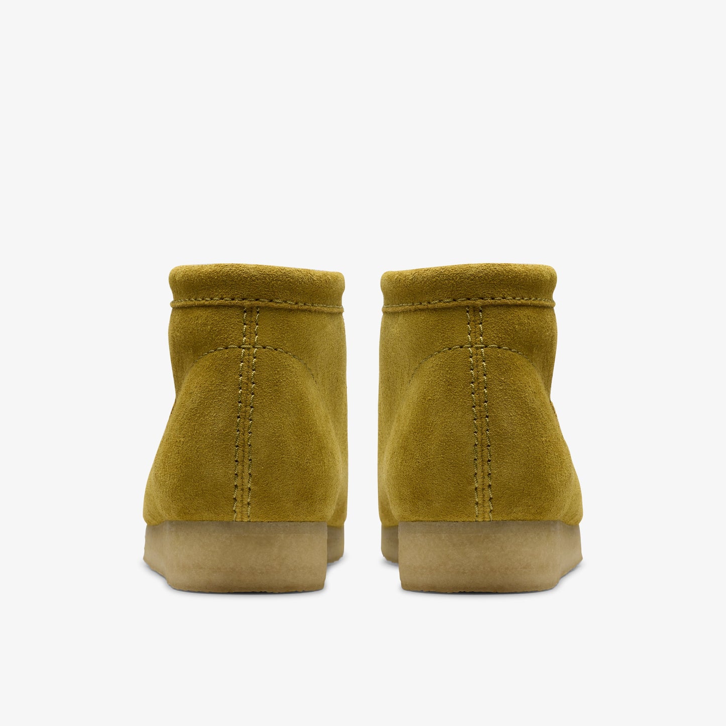 Clarks Mens Wallabee Boot Olive Suede 26176538
