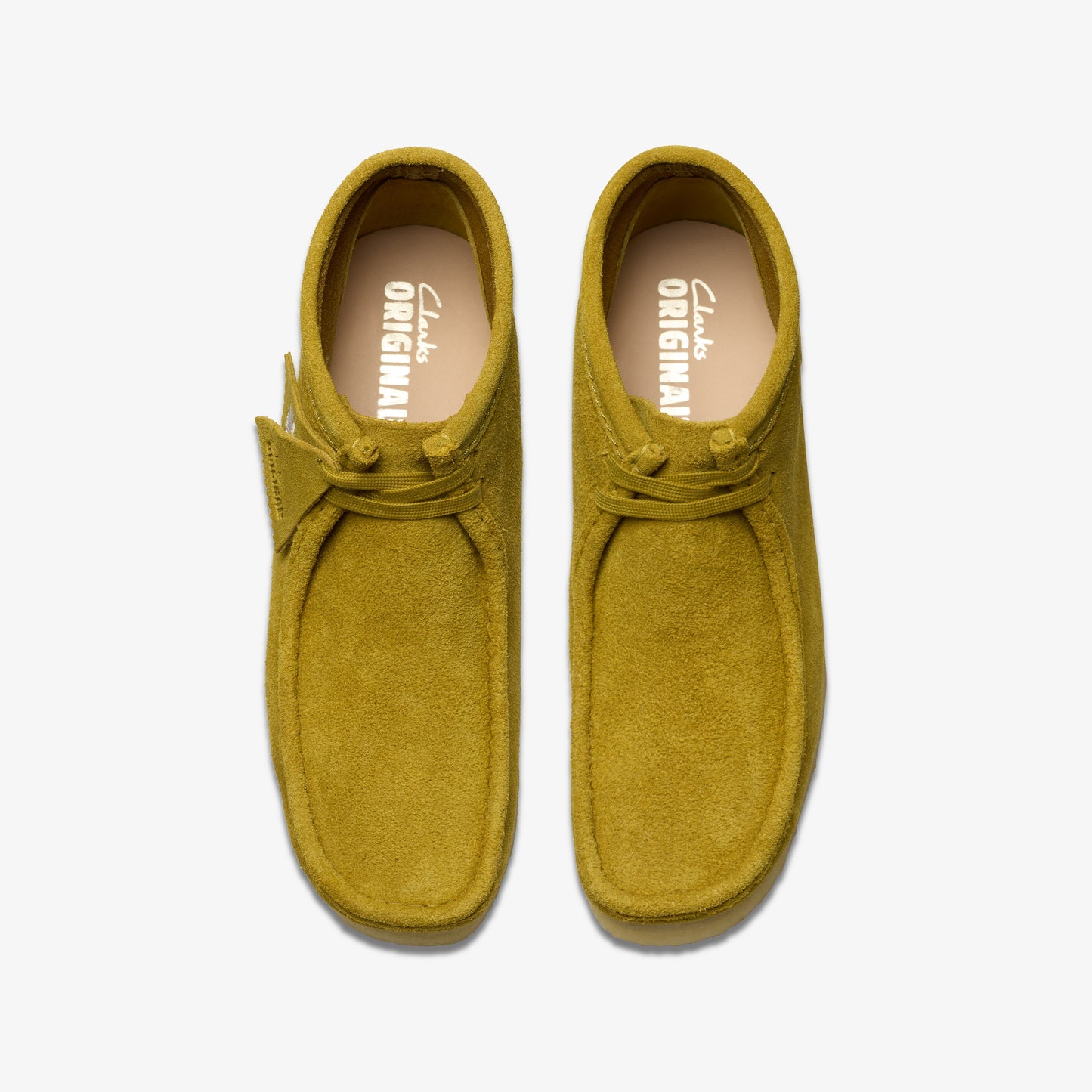 Clarks Mens Wallabee Boot Olive Suede 26176538