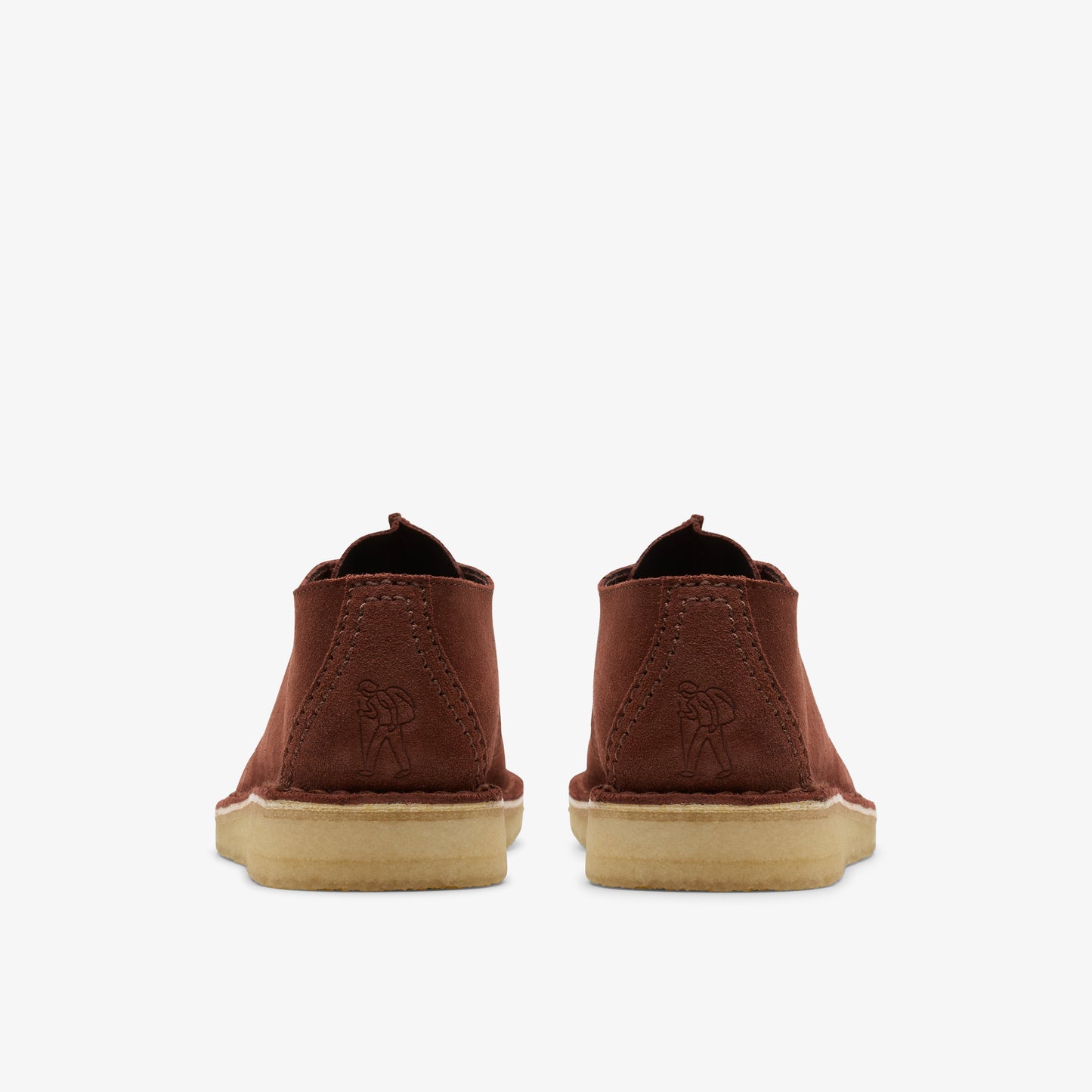 Clarks Mens Desert Trek Dark Rust Brown 26177745
