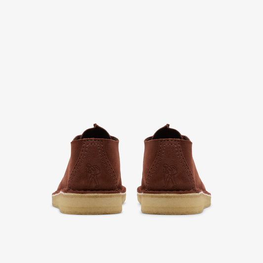 Clarks Mens Desert Trek Dark Rust Brown 26177745