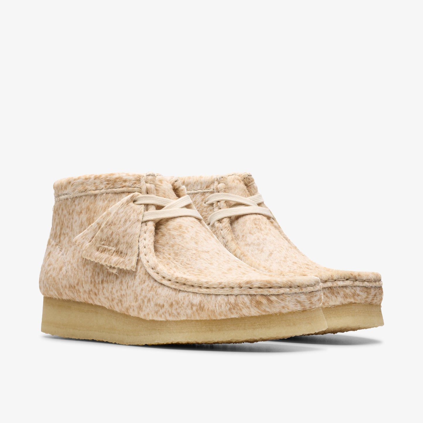 Clarks Womens Wallabee Boot Speckled Hair On 26177866