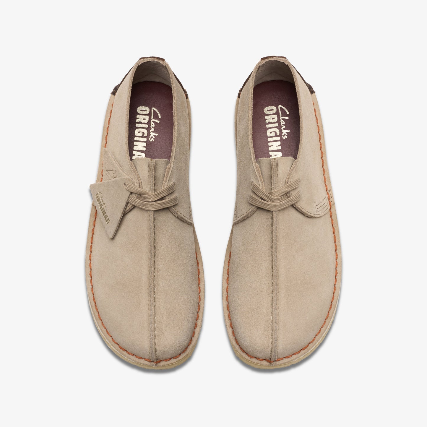 Clarks Mens Desert Trek Sand Suede 26178478