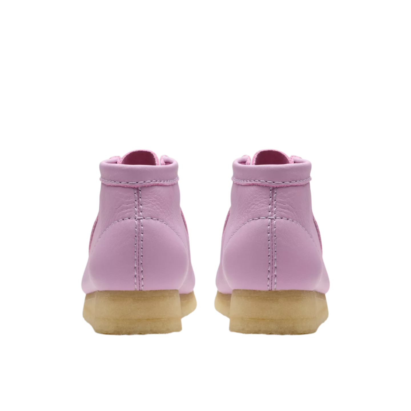 Clarks Womens Wallabee Boot Mauve Leather 26180648