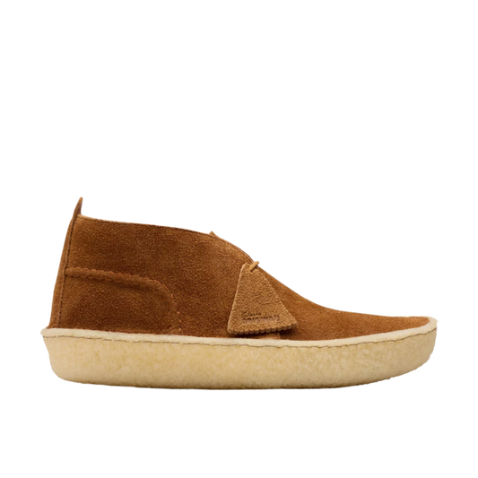 Clarks Mens Desert Rain Dark Cola Suede 26181144