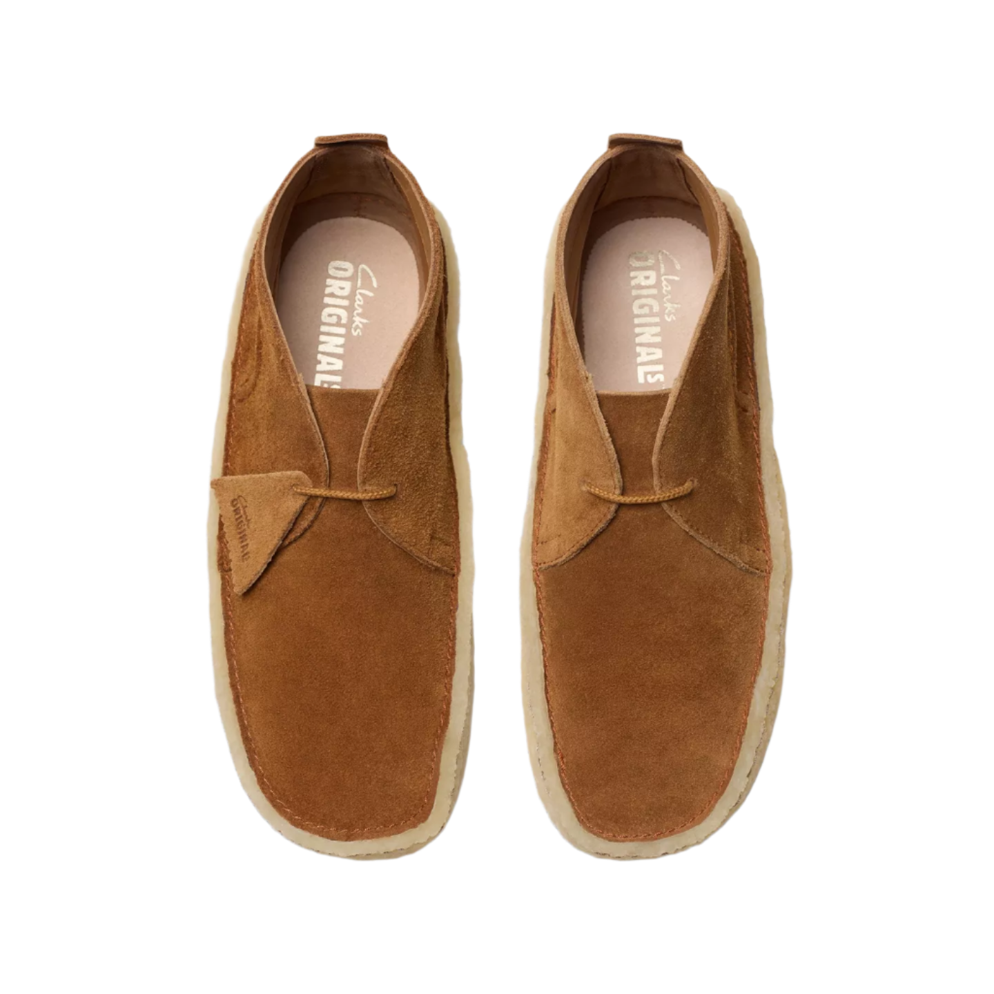 Clarks Mens Desert Rain Dark Cola Suede 26181144