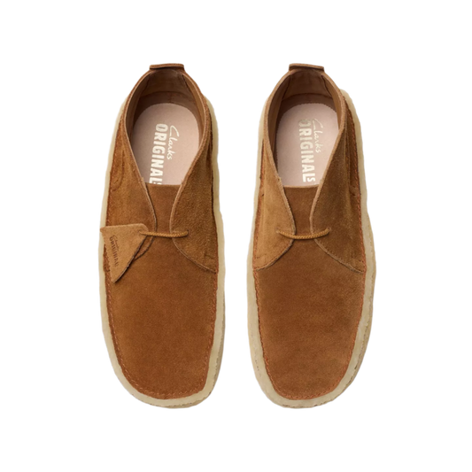 Clarks Mens Desert Rain Dark Cola Suede 26181144