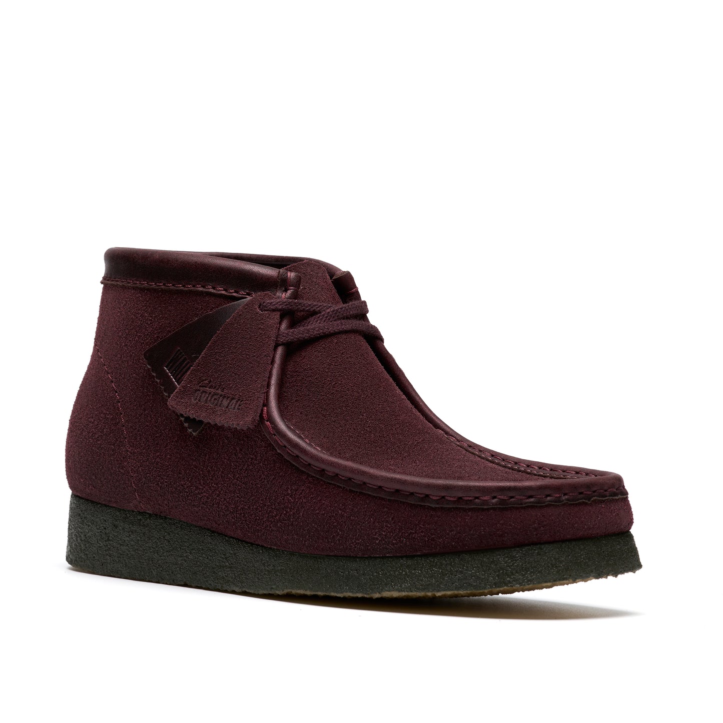 Clark Men's Wallabee Boot Purple Grape Suede 26182751