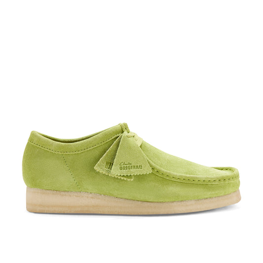 Clarks Mens Wallabee Lime Suede 26183757