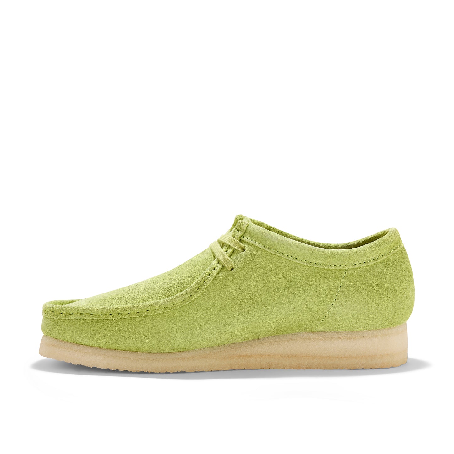 Clarks Mens Wallabee Lime Suede 26183757