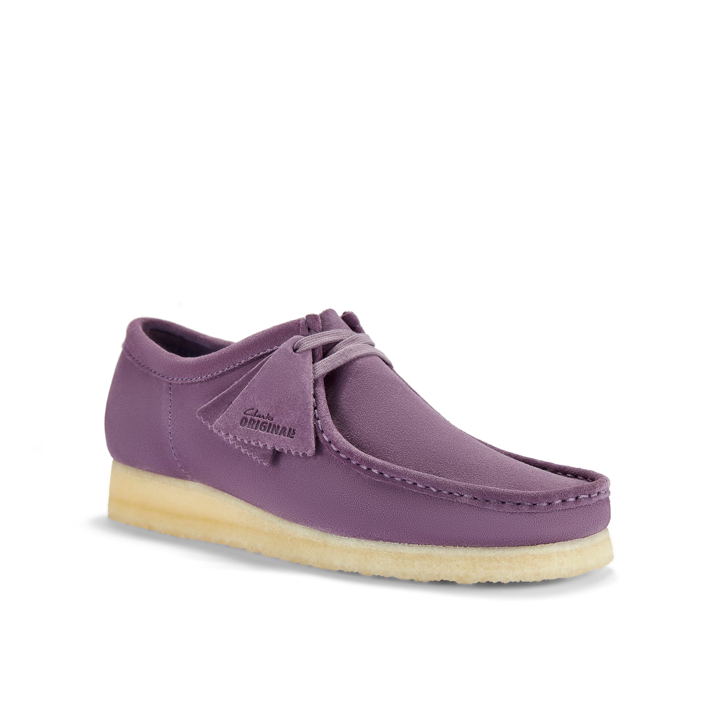 Clark Mens Wallabee Plum Suede 261183759