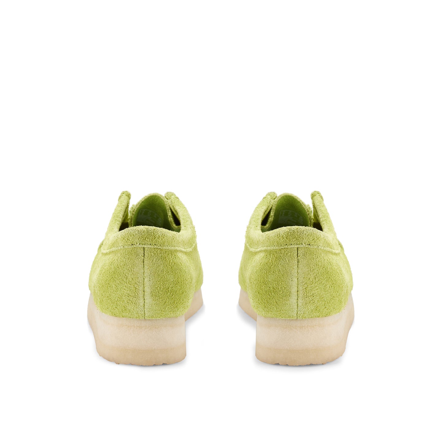 Clark Womens Wallabee Lime Suede 26183774