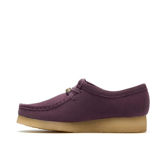 Clarks Women's Wallabee Plum Suede 26183775