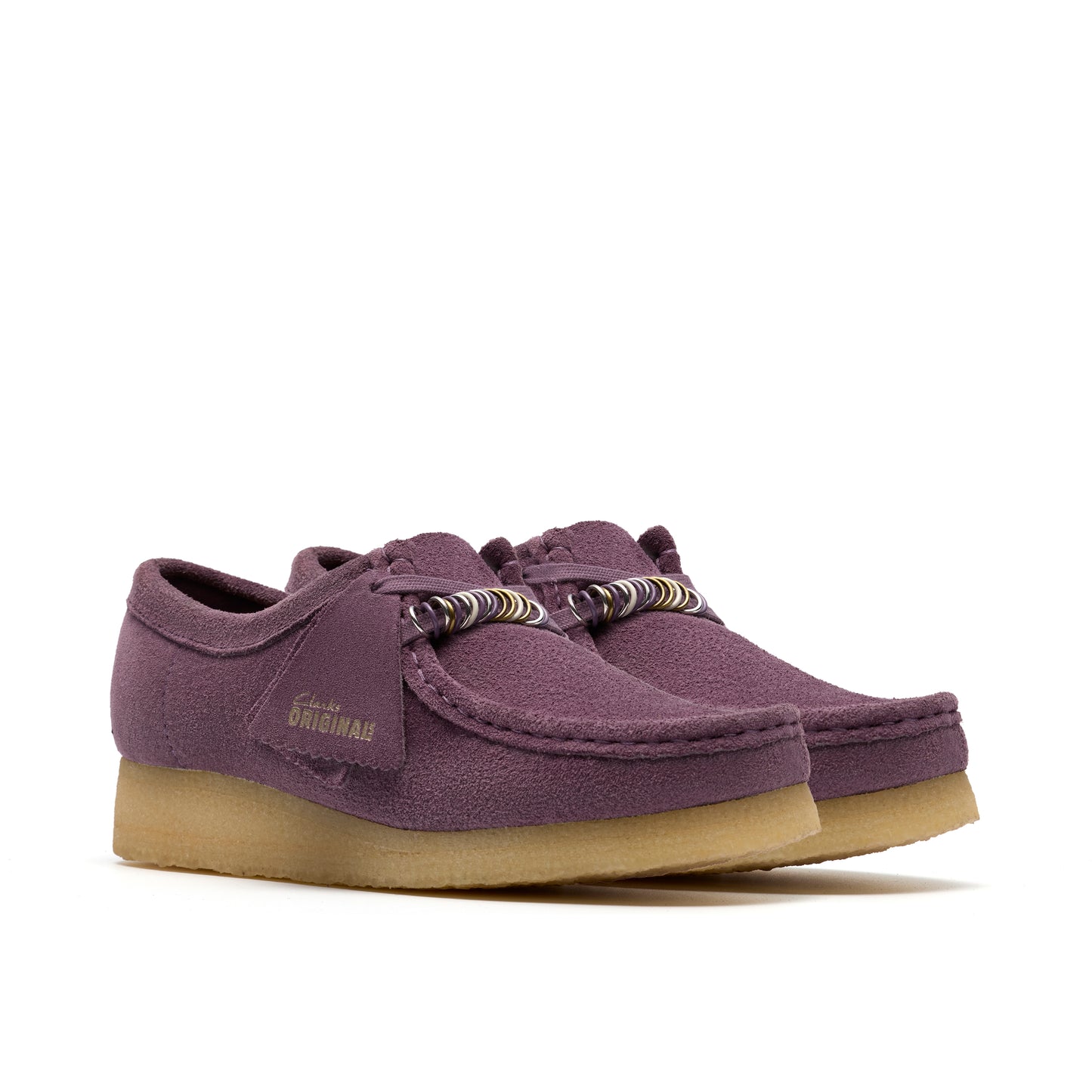 Clarks Women's Wallabee Plum Suede 26183775