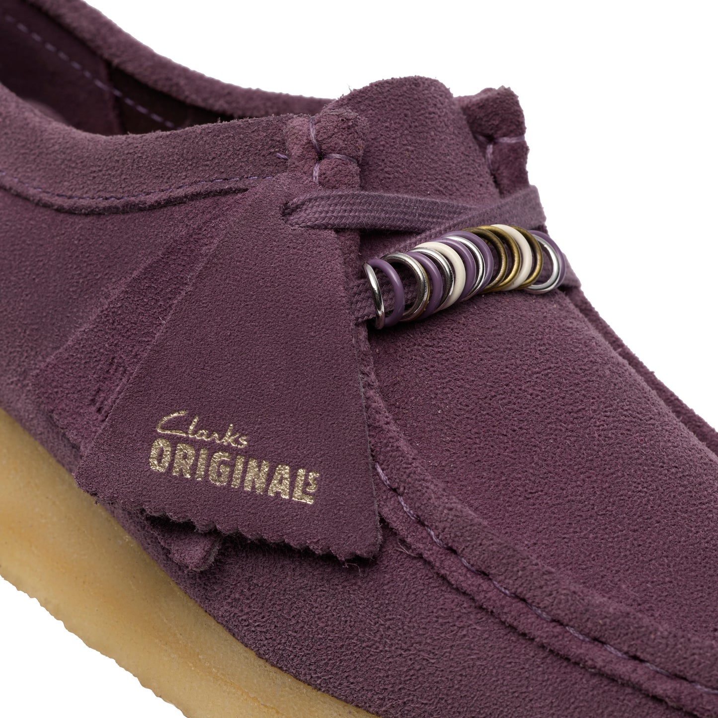 Clarks Women's Wallabee Plum Suede 26183775