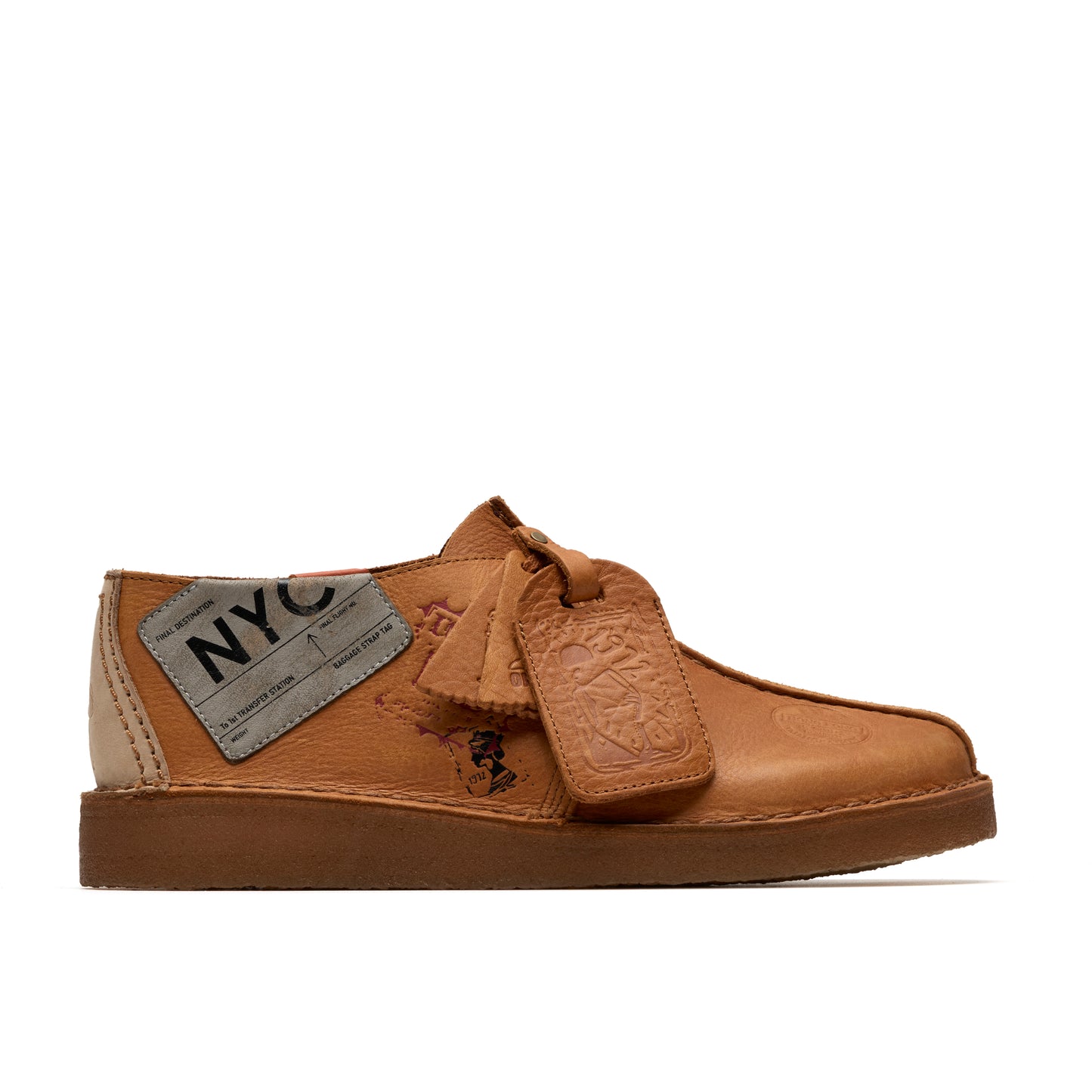 Clarks Men's Desert Travel Trek Tan Interest 26183897
