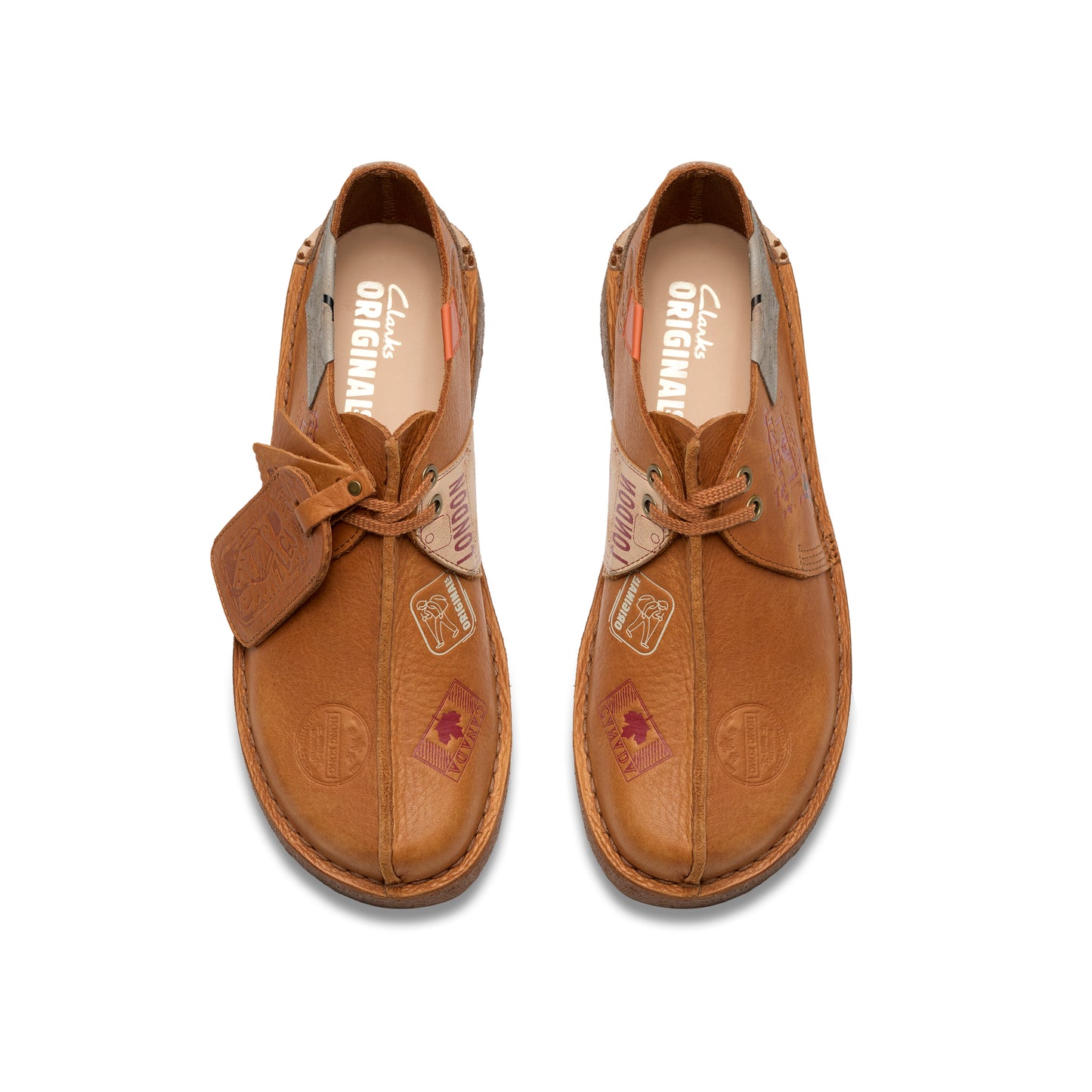 Clarks Men's Desert Travel Trek Tan Interest 26183897