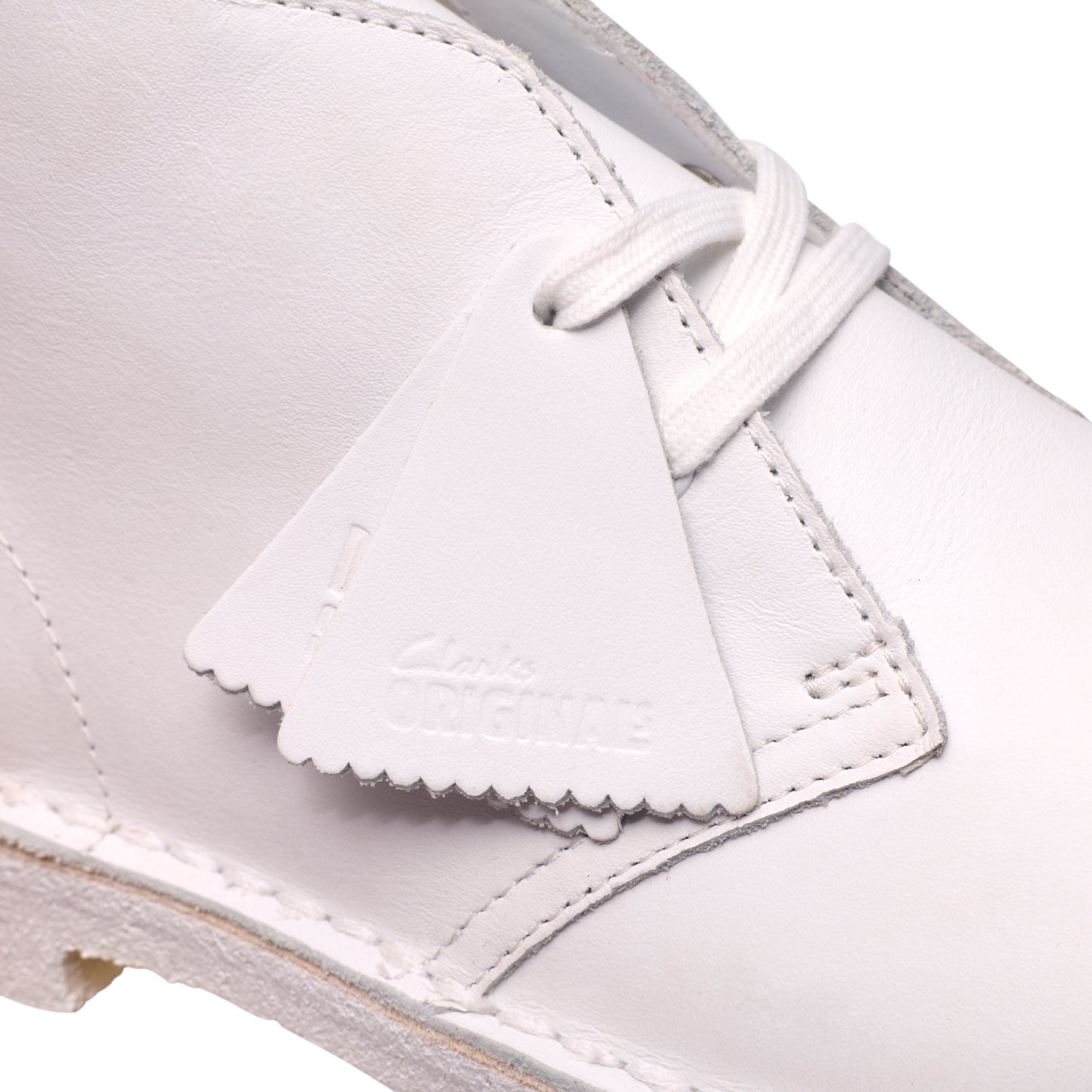 Clark Men's Desert Boot White 26187609