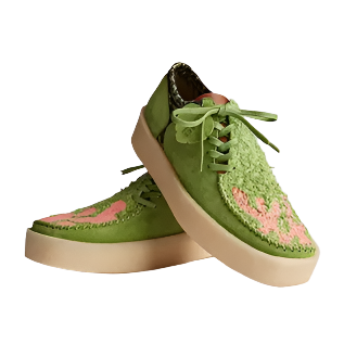 Clarks Mens Lugger Cupsole Dark Green 26172615