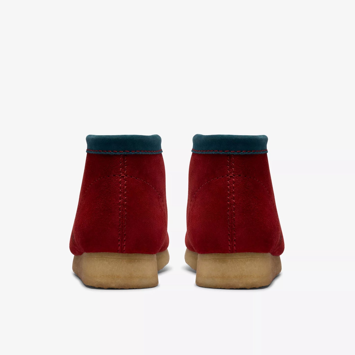 Clark Men's Wallabee Boot Dark Red Suede 26182752