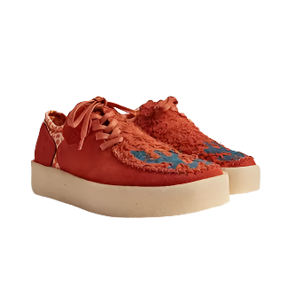 Clarks Mens Lugger Cupsole Orange 26172616