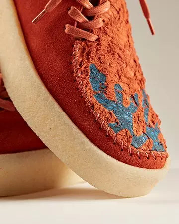 Clarks Mens Lugger Cupsole Orange 26172616