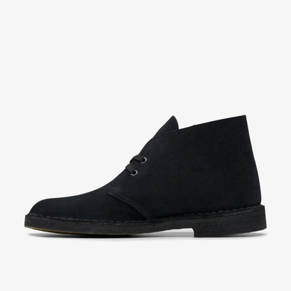 Clarks Desert Boot Black Suede men's shoe – view 27248