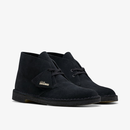 Clarks Desert Boot Black Suede men's shoe – view 4