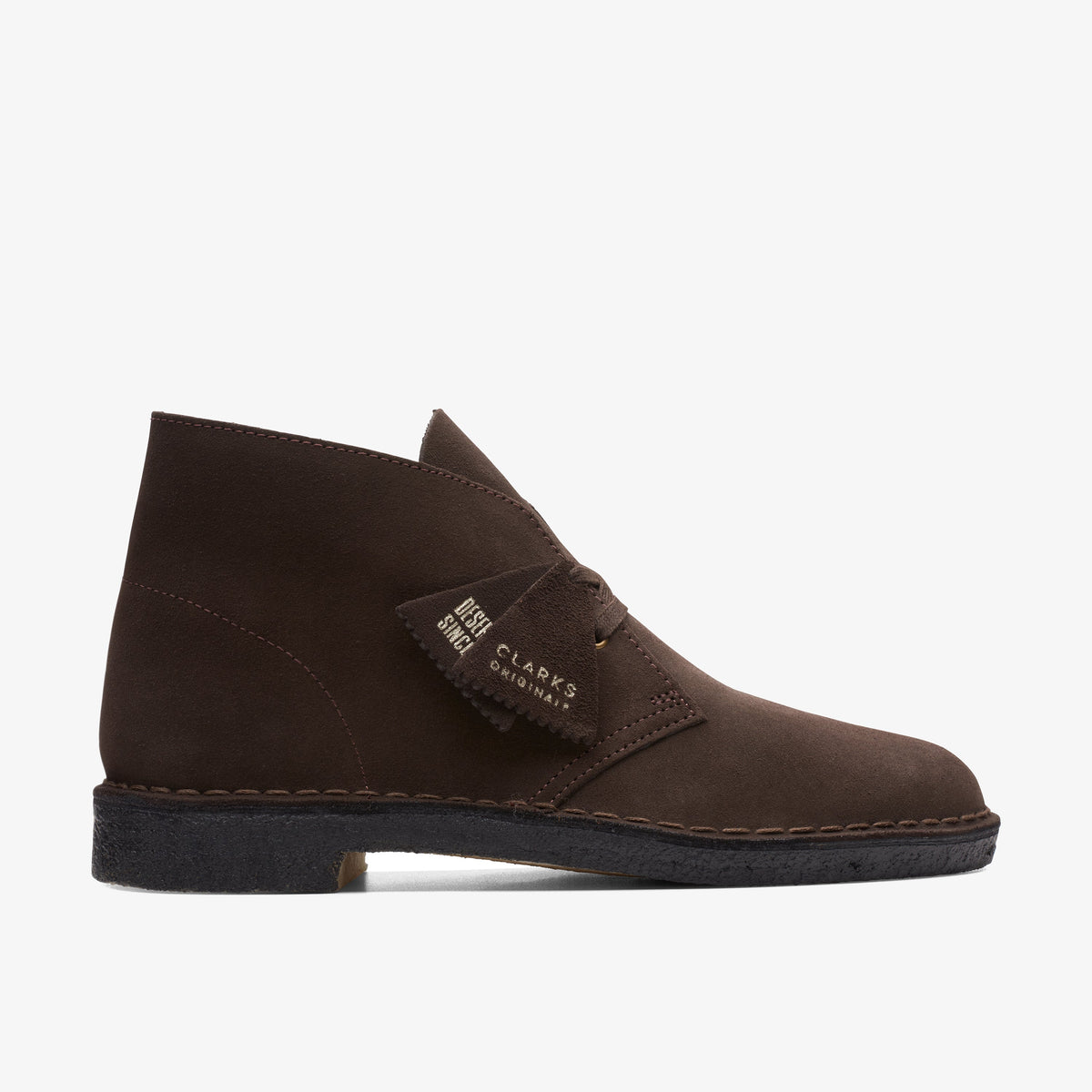 Clarks Desert Boot Brown Suede men's shoe – view 1