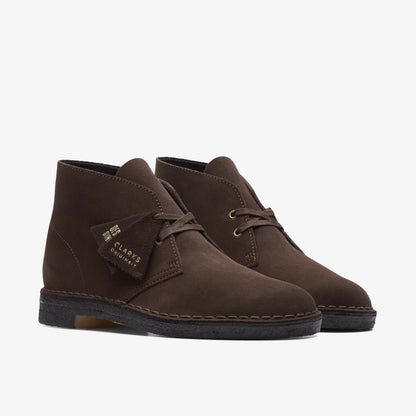 Clarks Desert Boot Brown Suede men's shoe – view 1