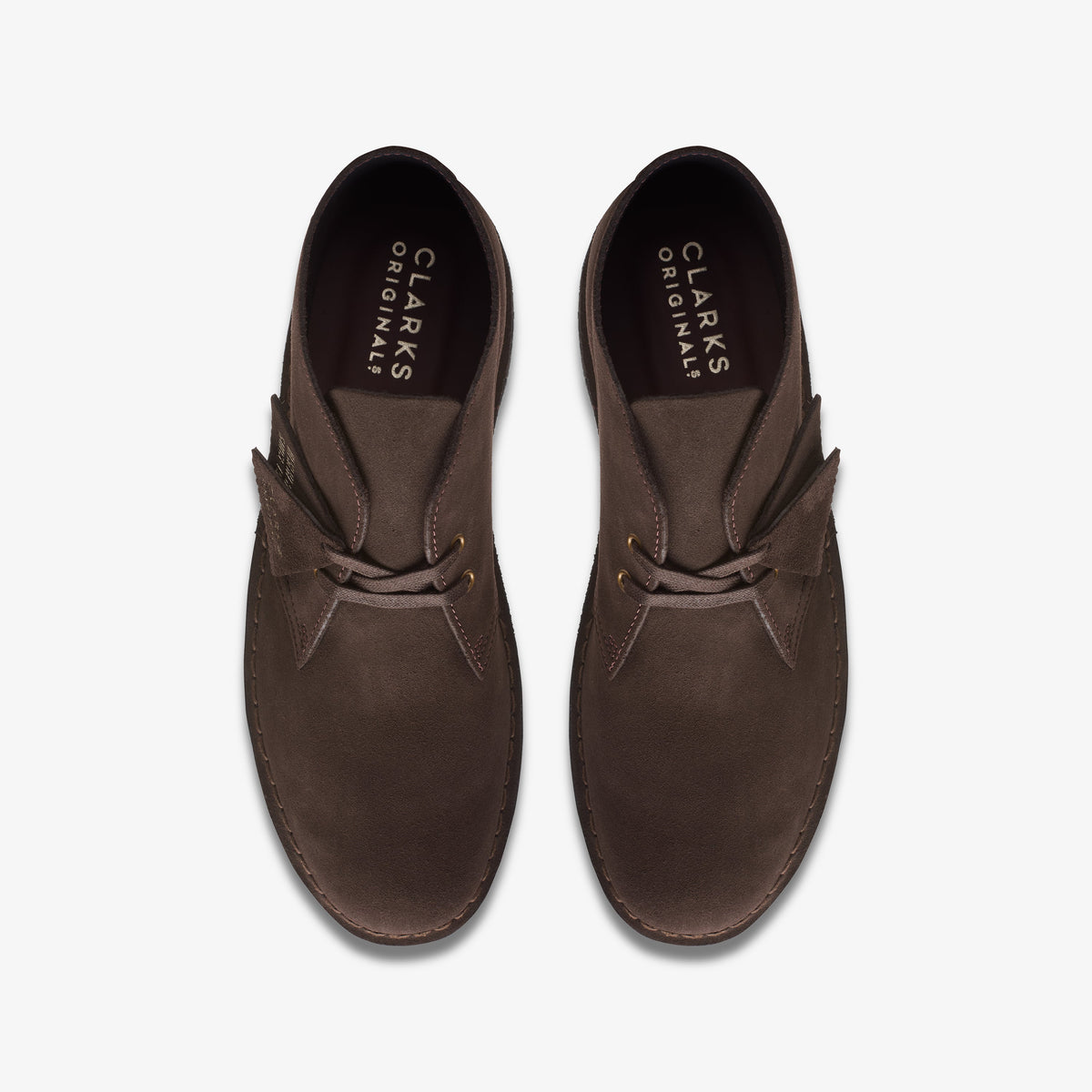 Clarks Desert Boot Brown Suede men's shoe – view 6